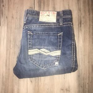 MEN’S RIVET DE CRU BLUE JEANS